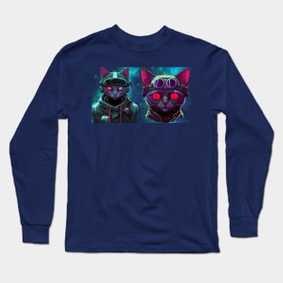 Scifi Cats Long Sleeve T-Shirt